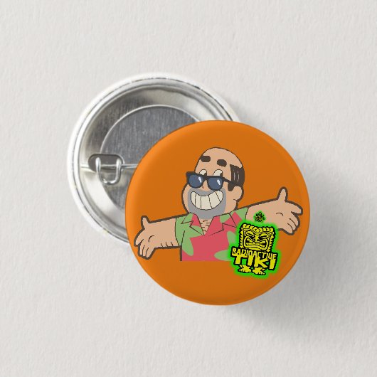 Radioactive Tiki Button (Vorne & Hinten)