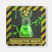 Radioactive Waste Absinthe Magnet (Vorne)