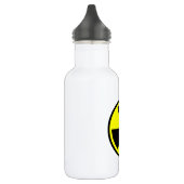 Radioactive Yellow And Black Symbol Edelstahlflasche (Links)