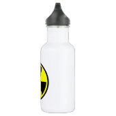Radioactive Yellow And Black Symbol Edelstahlflasche (Rechts)