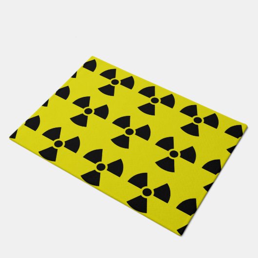 radioaktiv fußmatte (Schrägansicht)
