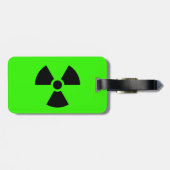 radioaktiv gepäckanhänger (Rückseite horizontal)