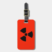 radioaktiv gepäckanhänger (Vorderseite vertikal)