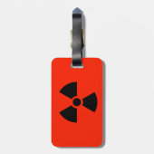 radioaktiv gepäckanhänger (Rückseite vertikal)