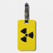 radioaktiv gepäckanhänger (Rückseite vertikal)