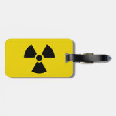 radioaktiv gepäckanhänger (Rückseite horizontal)