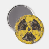 radioaktiv geruht magnet (Vorderseite/Rückseite)