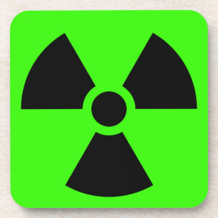 radioaktiv getränkeuntersetzer