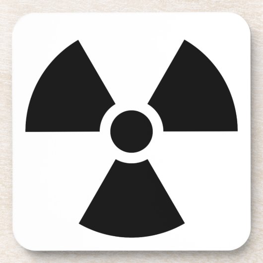 radioaktiv getränkeuntersetzer (Vorderseite)