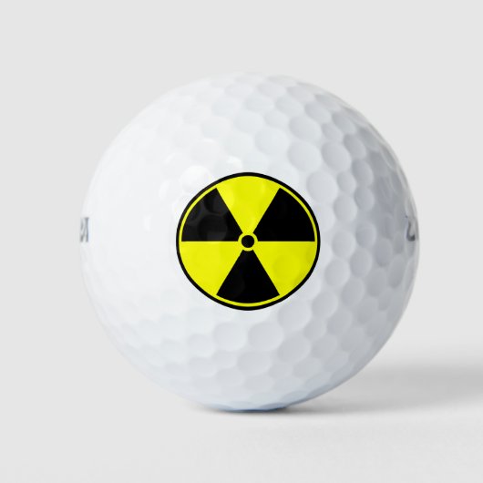 RADIOAKTIV GOLFBALL (Vorderseite)