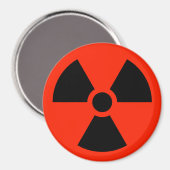 radioaktiv magnet (Vorderseite/Rückseite)