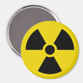 Radioaktiv Magnet (Vorderseite/Rückseite)