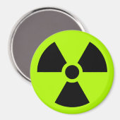 radioaktiv magnet (Vorderseite/Rückseite)