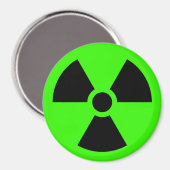 radioaktiv magnet (Vorderseite/Rückseite)