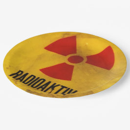 radioaktiv pappteller