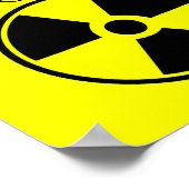 radioaktiv poster (Ecke)