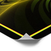 radioaktiv poster (Ecke)