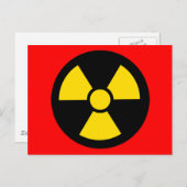 radioaktiv postkarte (Vorne/Hinten)