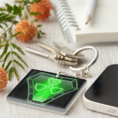 Radioaktiv Schlüsselanhänger (Vorderseite rechts)