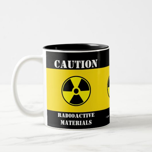 "Radioaktive" benutzerdefinierte Tasse (Links)
