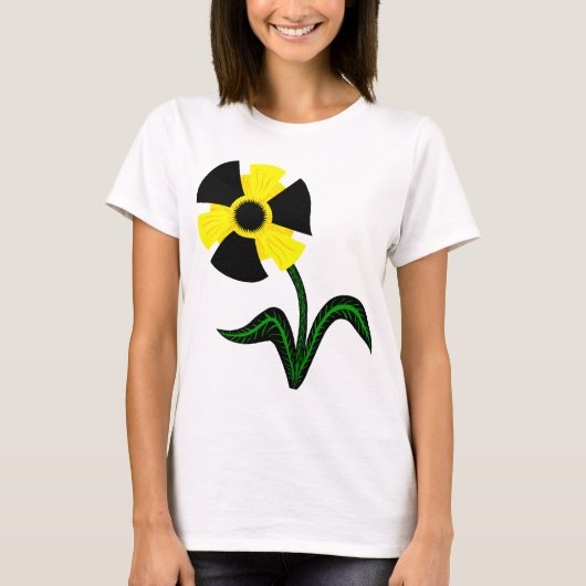 Radioaktive Blume T-Shirt (Vorderseite)