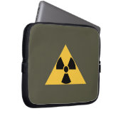 Radioaktive Emblem-Laptop-Hülse Laptopschutzhülle (Vorne Rechts)
