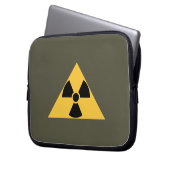 Radioaktive Emblem-Laptop-Hülse Laptopschutzhülle (Vorderseite Links)