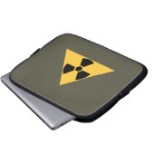 Radioaktive Emblem-Laptop-Hülse Laptopschutzhülle (Vorne Knopf)