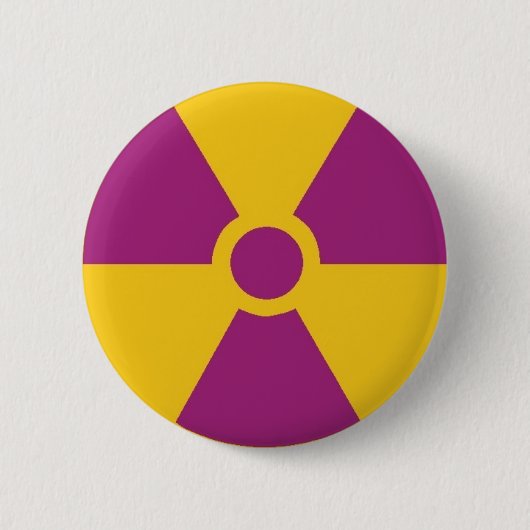 Radioaktive Gefahr Button (Vorderseite)