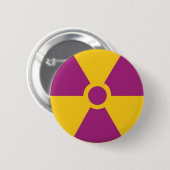 Radioaktive Gefahr Button (Vorne & Hinten)