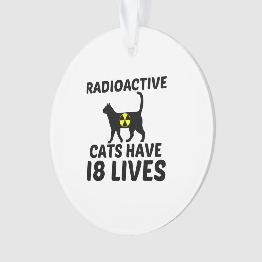 RADIOAKTIVE KATZEN ORNAMENT (Vorderseite)