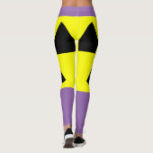 Radioaktive Lila Leggings (Rückseite)