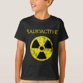 Radioaktive Nukleare Strahlung Fallout Symbol Haza T-Shirt (Vorderseite)