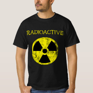 Radioaktive Nukleare Strahlung Fallout Symbol Haza T-Shirt