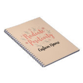 Radioaktive Positivität Floral Sunray Personalisie Notizblock (Rechte Seite)