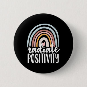 Radioaktive Positivität Psychische Gesundheitsprob Button