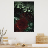 Radioaktive Rose Poster (Küche)
