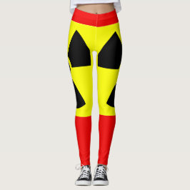 Radioaktive rote Leggings