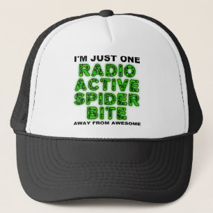 Radioaktive Spione Bite Funny Ball Cap Hat Truckerkappe
