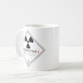 Radioaktive Transportplatte Kat 1 Tasse (Vorderseite Links)