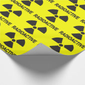 Radioaktive Warnung Geschenkpapier (Ecke)