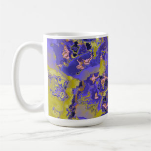 Radioaktiver Marmor Kaffeetasse