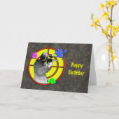 Radioaktiver Neonpaintball-tireur Karte (Gelbe Blume)