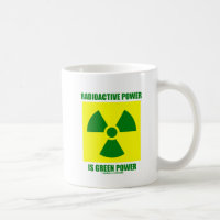 Radioaktiver Power ist grüner Power (Zeichen)