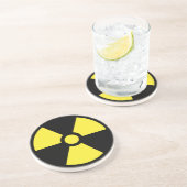 Radioaktiver Symbol-Untersetzer Untersetzer (Seite)