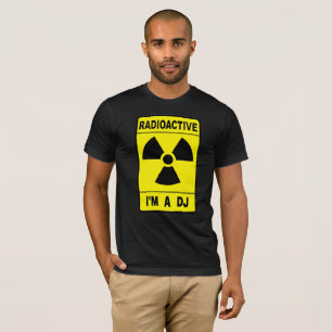 Radioaktives DJ-Shirt ohne Ärmel T-Shirt