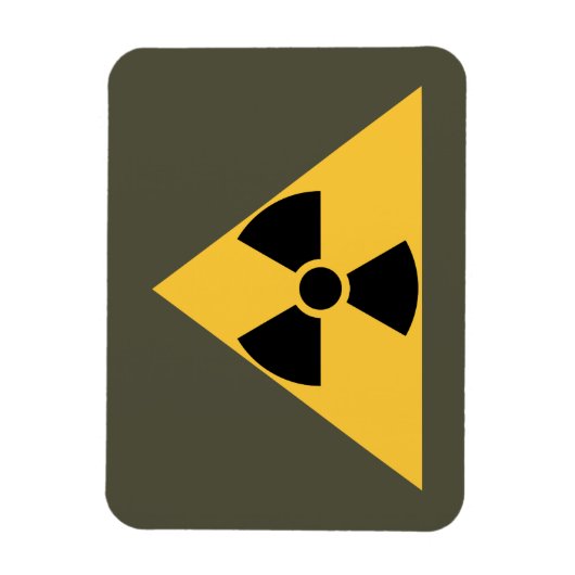 Radioaktives Emblem Premium Magnet (Vertikal)