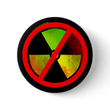 Radioaktives Grunge-No-Nukes-Symbol