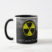 Radioaktives Grunge Tasse (Links)