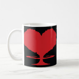 Radioaktives Herz Kaffeetasse